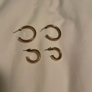 Hoop set - Gold
